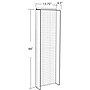 Azar 44" x 14" Pegboard Powerwing Display, Red (700350-RED)~#|#~m000009552_sc7