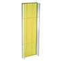 Azar 44" x 14" Pegboard Powerwing Display, Yellow (700350-YEL)~#|#~m000009558_sc7