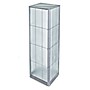Azar 60" x 16" 4-Sided Pegboard Spinner Floor Display, Clear (700405-CLR)~#|#~m000009568_sc7
