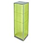 Azar 60" x 16" 4-Sided Pegboard Spinner Floor Display, Green (700405-GRE)~#|#~m000009570_sc7