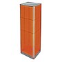 Azar 60" x 16" 4-Sided Pegboard Spinner Floor Display, Orange (700405-ORG)~#|#~m000009572_sc7