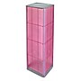 Azar 60" x 16" 4-Sided Pegboard Spinner Floor Display, Pink (700405-PNK)~#|#~m000009574_sc7