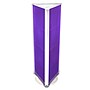 Azar 60" x 16" 3-Sided Pegboard Floor Display, Purple (700450-PUR)~#|#~m000009623_sc7