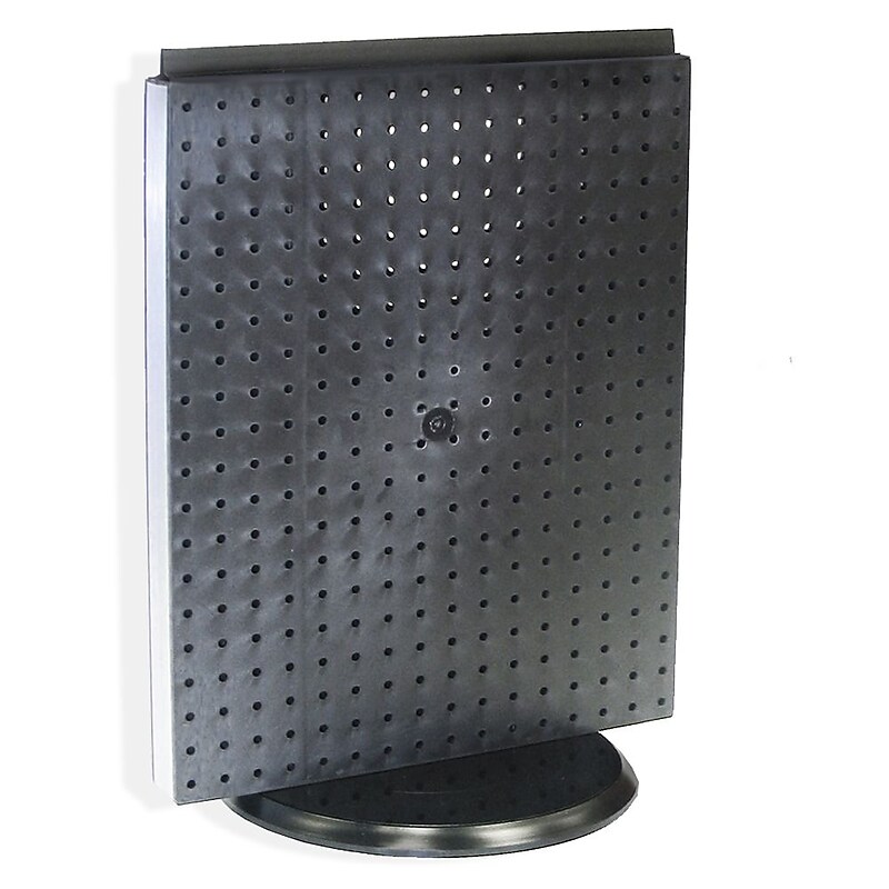 Azar 16"W Pegboard Counter Unit, Black (700500-BLK) image 1