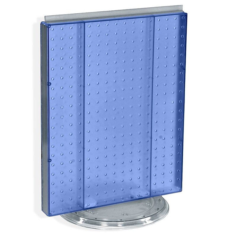 Azar 16"W Pegboard Counter Unit, Blue (700500-BLU) image 1
