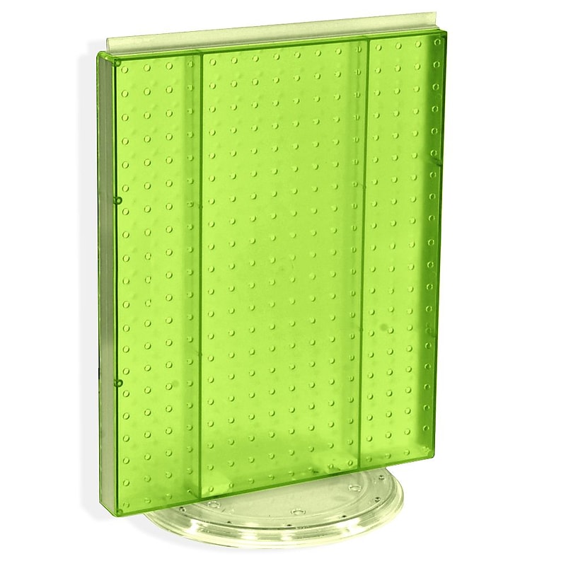 Azar 16"W Pegboard Counter Unit, Green (700500-GRE) image 1