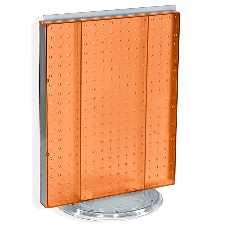 Azar 16"W Pegboard Counter Unit, Orange (700500-ORG) image 1