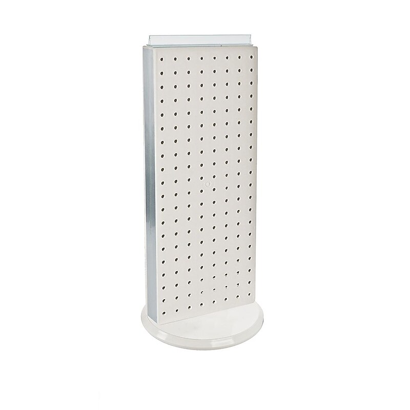 Global Approved  Revolving Pegboard Countertop Display Unit, 20