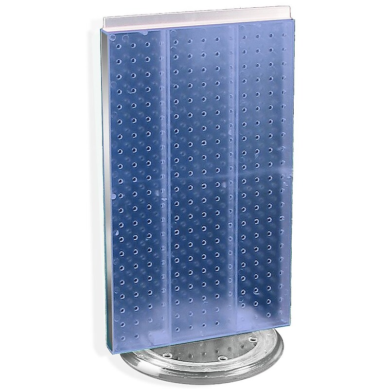 Global Approved  Two-Sided Revolving Pegboard Countertop Display, 22