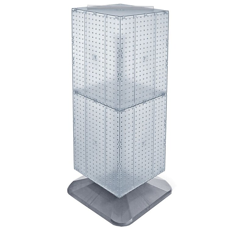 Global Approved  4-Sided Interlocking Pegboard Floor Display, 40