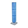 Azar 60" x 8" Interlocking Pegboard Floor Display, Blue (703389-BLU)~#|#~m000009882_sc7