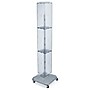 Azar 8" x 8" Interlocking Pegboard Display With Wheels, Clear (703390-CLR)~#|#~m000009904_sc7