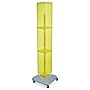 Azar 60"H x 8"W 4-Sided Interlocking Pegboard Display, Yellow (703390-YEL)~#|#~m000009916_sc7