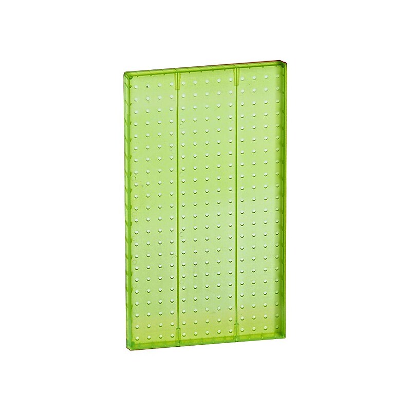 Azar 22" x 13 1/2" Pegboard 1-Sided Wall Panel, Translucent Green, 2/Pack (771322-GRE-2PK) image 1
