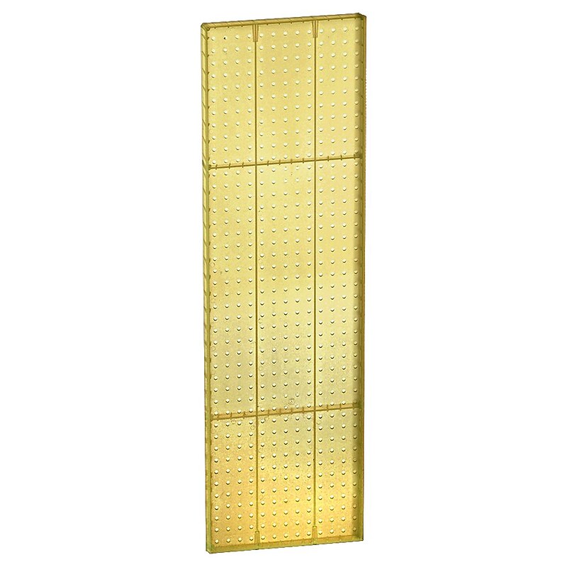 Azar 44" x 13 1/2" Pegboard 1-Sided Wall Panel, Translucent Yellow, 2/Pack (771344-YEL-2PK) image 1