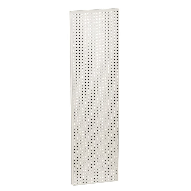 Azar Displays Pegboard Wall Panel Storage Solution, Size: 60"x 13.5", 2-Pack, White (771660-WHT) image 1