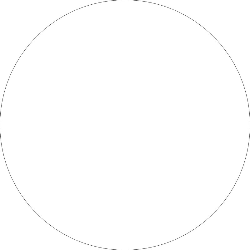 Tape Logic 3" Circle Inventory Label, White, 500/Roll image 1