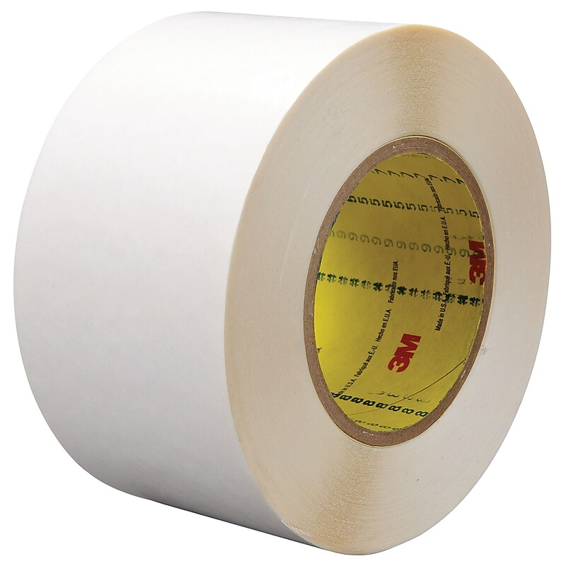 3M™ 3/4" x 36 yds. Double Coated Film Tape 9579, White, 2/Pack image 1