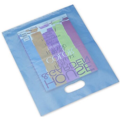 Polyethylene 15"H x 12"W High Density Merchandise Bags, Blue, 500/Pack