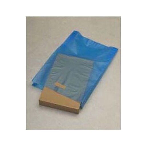 HighDensity Polyethylene 21"H x 14"W x 3"D Merchandise Bags, Blue, 500
