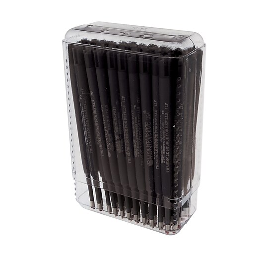 Monteverde® 50/Pack Resin Tube Soft Roll Ballpoint Refills For Parker