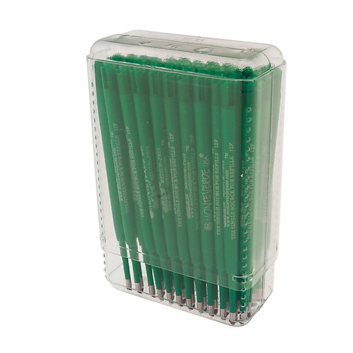 Monteverde® Resin Tube Soft Roll Ballpoint Refill For Parker Ballpoint Pens, Green, 50/Pack at