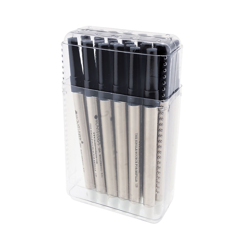 Monteverde® Fine Rollerball Refill For Sheaffer Rollerball Pens, Black, 25/Pack image 1