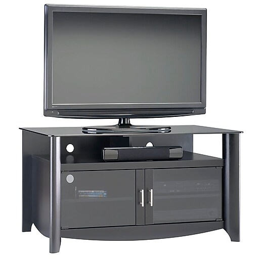 Bush Furniture Aero TV Stand, Classic Black (MY1694803) Staples