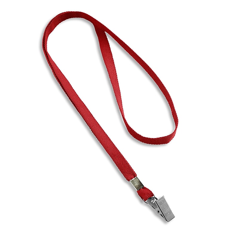 IDville Lanyards, Red, 25/Pack (1341512RDC31) image 1