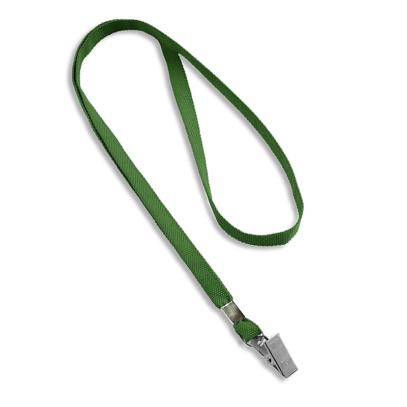 IDville Lanyards, Green, 25/Pack (1341512GRC31) image 1