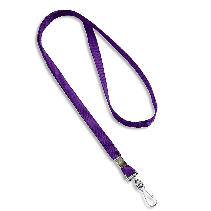 IDville Lanyards, Purple, 25/Pack (1341512PRH31) image 1