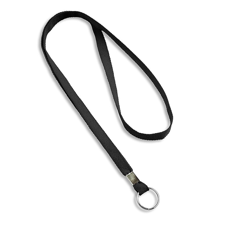IDville Lanyards, Black, 25/Pack (1341512BKR31) image 1