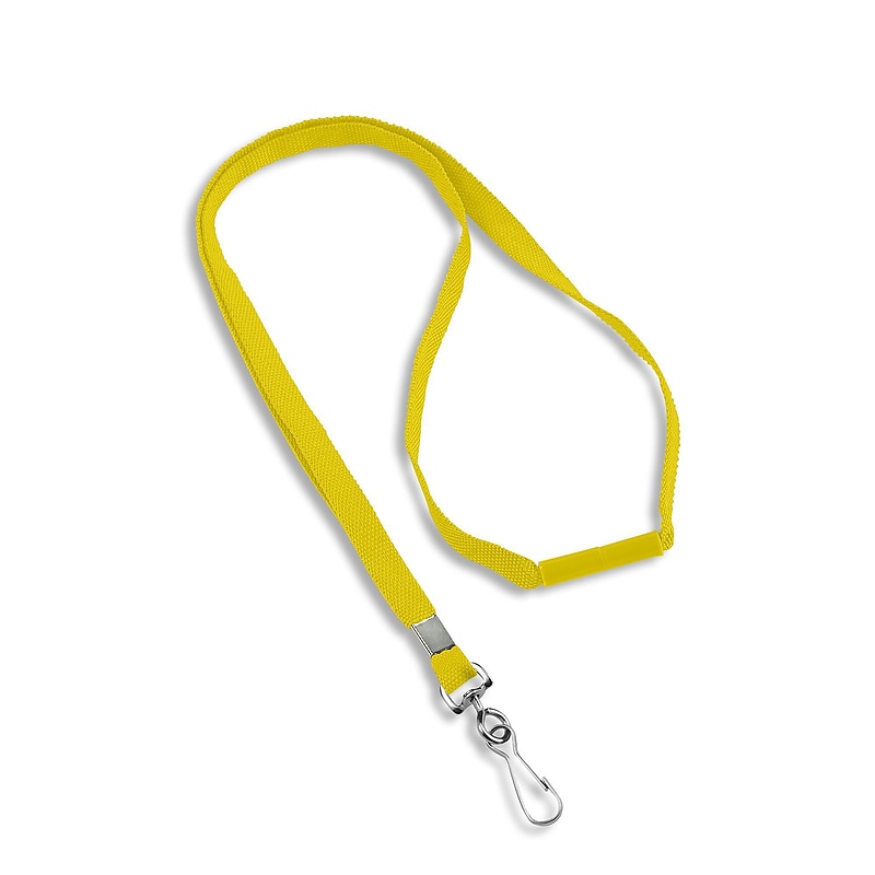IDville Lanyards, Yellow, 25/Pack (1343500YLH31) image 1