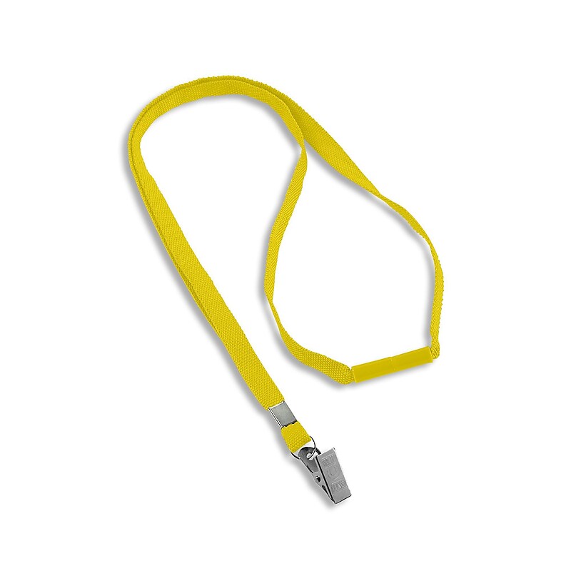 IDville Lanyards, Yellow, 25/Pack (1343500YLC31) image 1