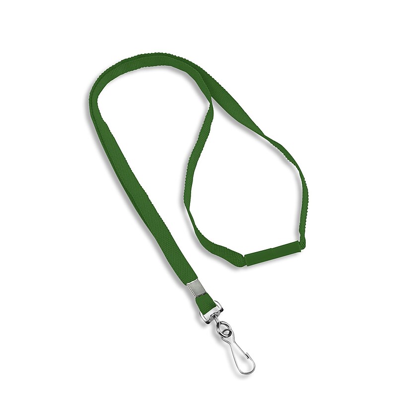 IDville Lanyards, Green, 25/Pack (1343500GRH31) image 1