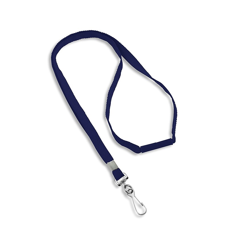 IDville Lanyards, Navy, 25/Pack (1343500BLH31) image 1