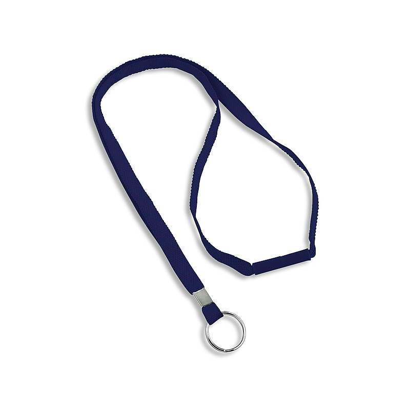 IDville Lanyard with Badge Attachment, Blue, 25/Pack (1343500BLR31) image 1