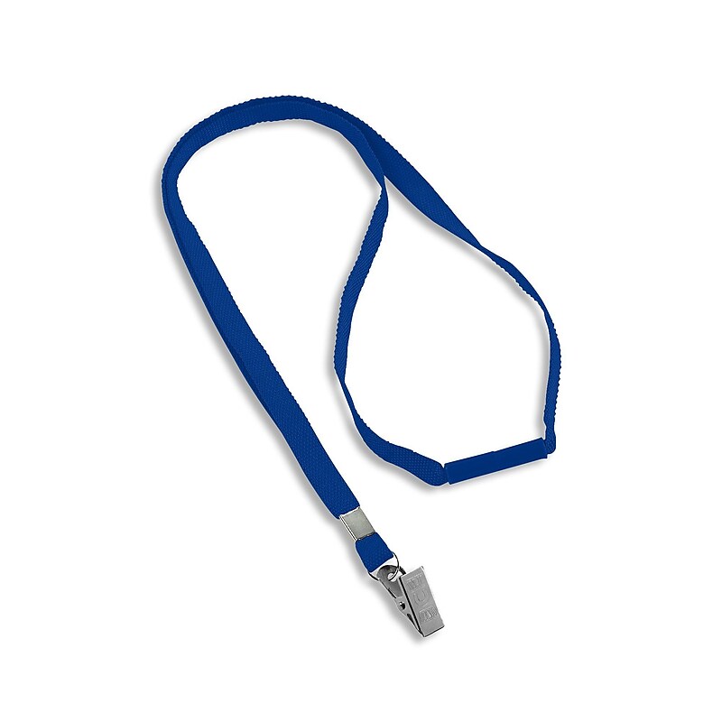 IDville Lanyard with Badge Attachment, Royal Blue, 25/Pack (1343500RBC31) image 1