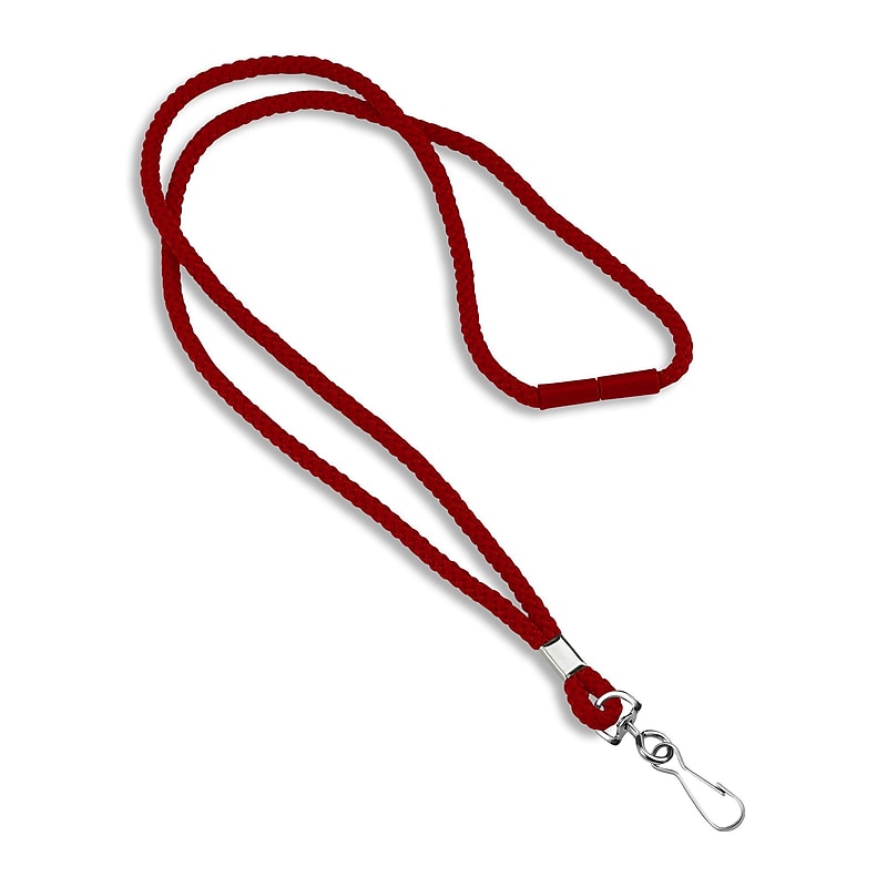IDville Lanyards, Red, 25/Pack (1343502RDH31) image 1
