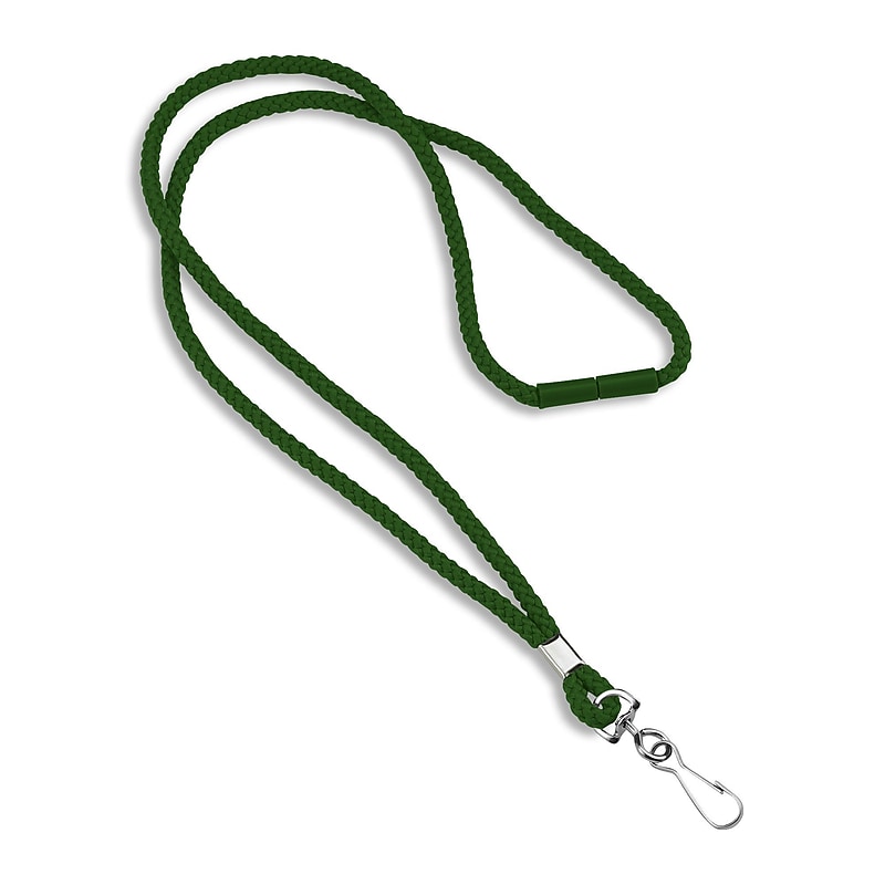 IDville Lanyards, Green, 25/Pack (1343502GRH31) image 1