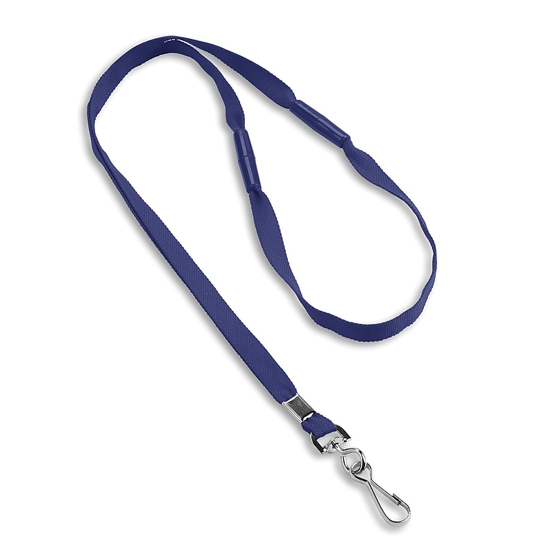 IDville Lanyard with Badge Attachment, Navy, 25/Pack (1346659BL31) image 1