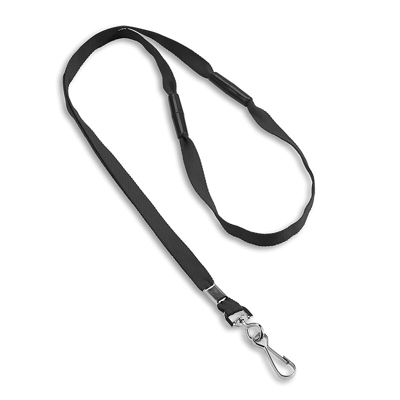 IDville Lanyards, Black, 25/Pack (1346659BK31) image 1