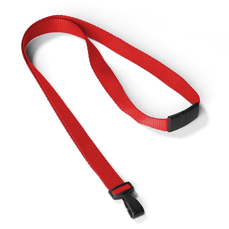 IDville Lanyards, Red, 25/Pack (1346785RD31) image 1
