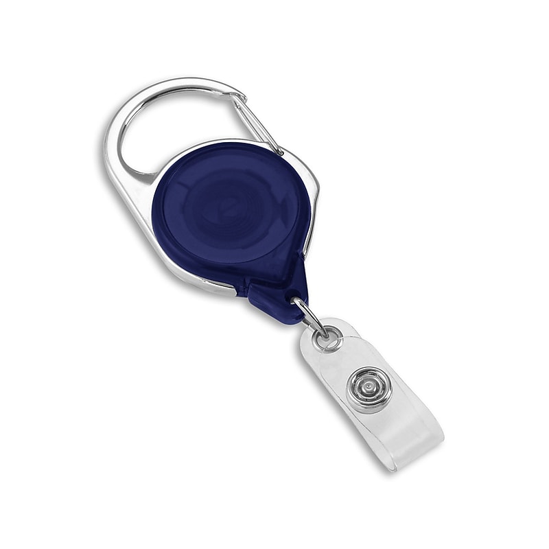 IDville Clip On ID Badge Holder, Blue, 25/Pack (1347572BL31) image 1