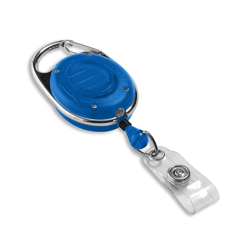 IDville Clip On Badge Reels, Blue, 25/Pack (1347560BL31) image 1