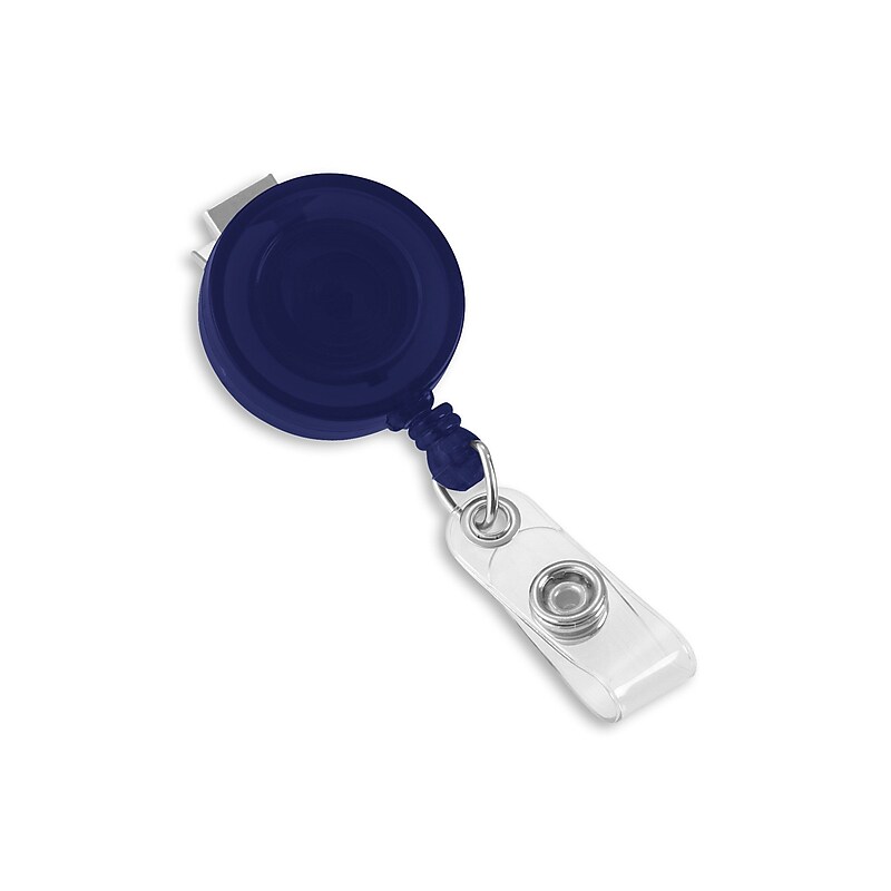 IDville Clip On Badge Reels, Blue, 25/Pack (1345198BL31) image 1