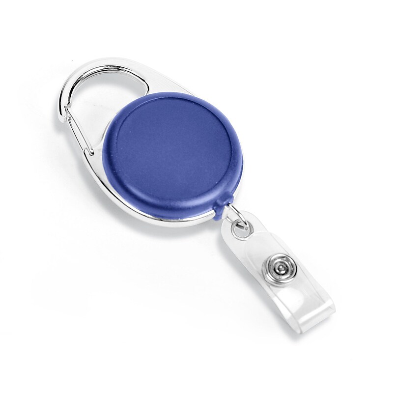 IDville Snap On ID Badge Holder, Blue, 25/Pack (1343039BL31) image 1