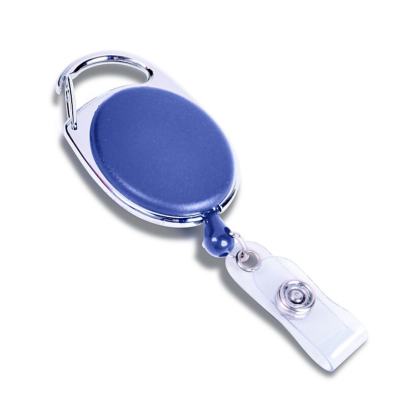 IDville Snap On Badge Reels, Blue, 25/Pack (1343042BL31) image 1