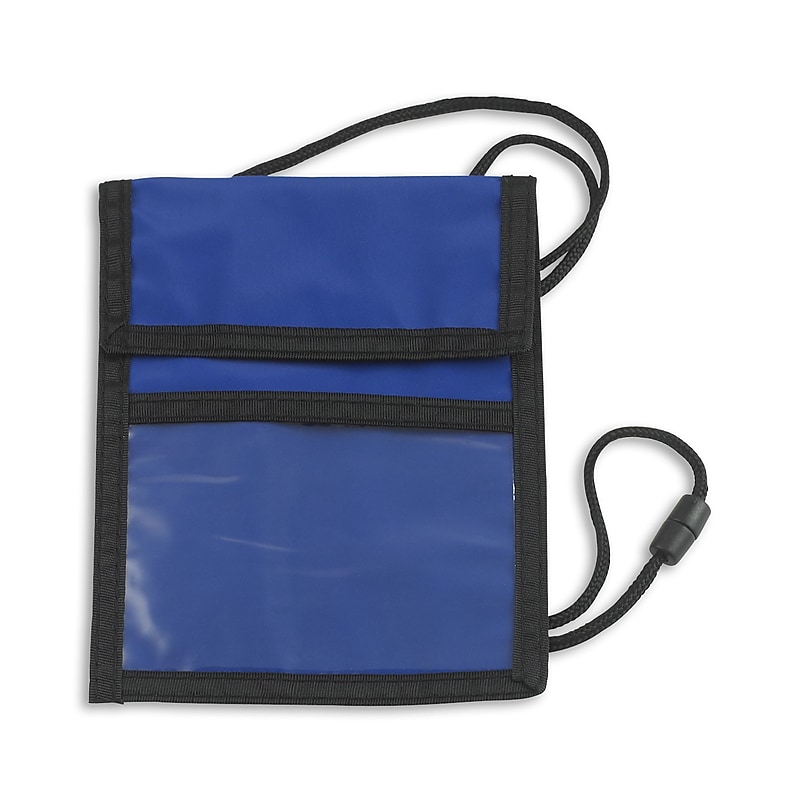 IDville Lanyard ID Badge Holder, Navy Blue, 25/Pack (1346999BL31) image 1