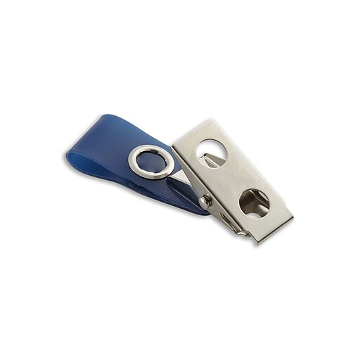 1341197BL31 ID Badge Clips, Blue, 100/Pack at Staples